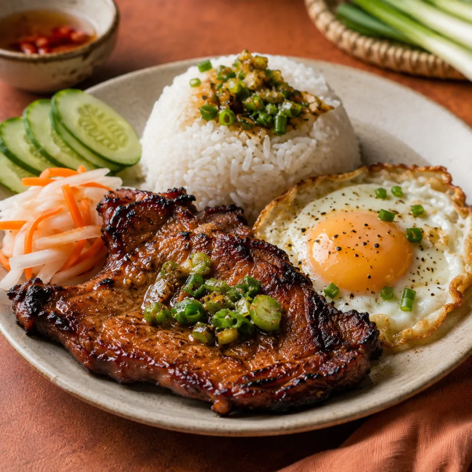 Nhân viên đang dọn món